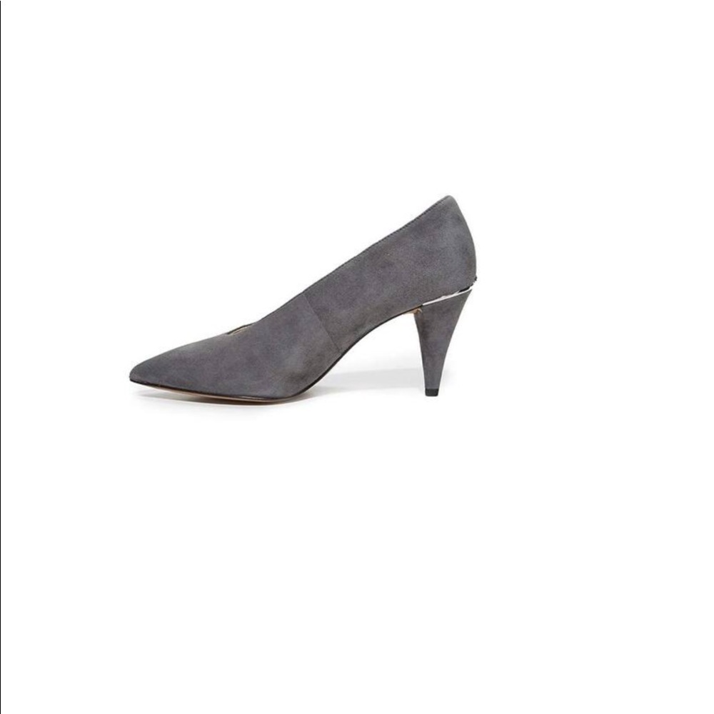 - Michael Kors Lizzy Suede Pointed Toe Classic Pumps - Picture 10 of 12